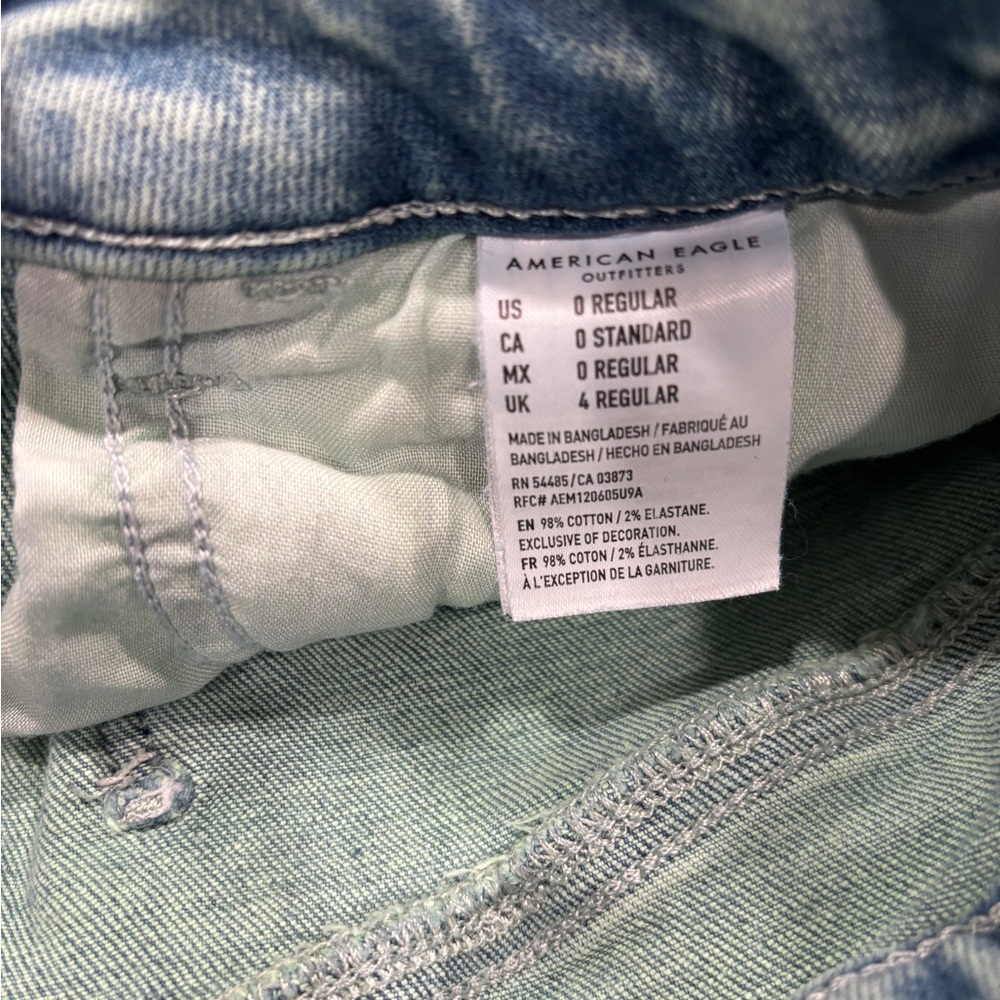 American Eagle Outfitters Super Hi Rise Jegging Vintage Wash - Picture 7 of 7